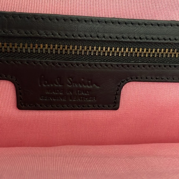 Vintage genuine leather shoulder bag by Paul Smith - Picture 5 of 8